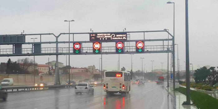 Bakıda bir neçə yolda sürət həddi endirilib
