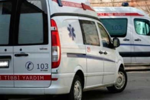 Qusarda təcili yardım avtomobili qəzaya uğrayıb