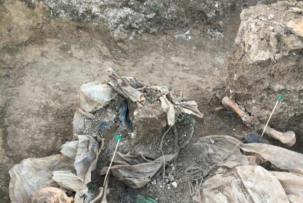 Another mass grave discovered at a former combat position