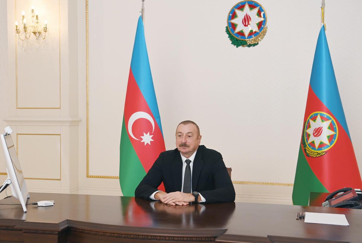 Prezident İlham Əliyev Rumıniyanın energetika nazirini videoformatda qəbul edib - FOTO (YENİLƏNİB)