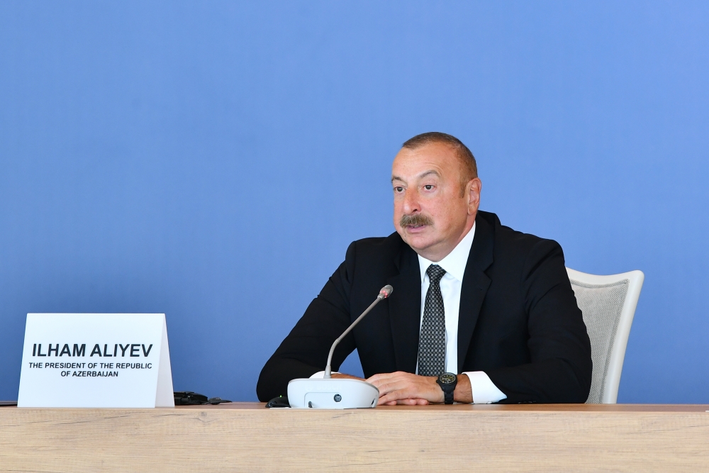 President Ilham Aliyev: 