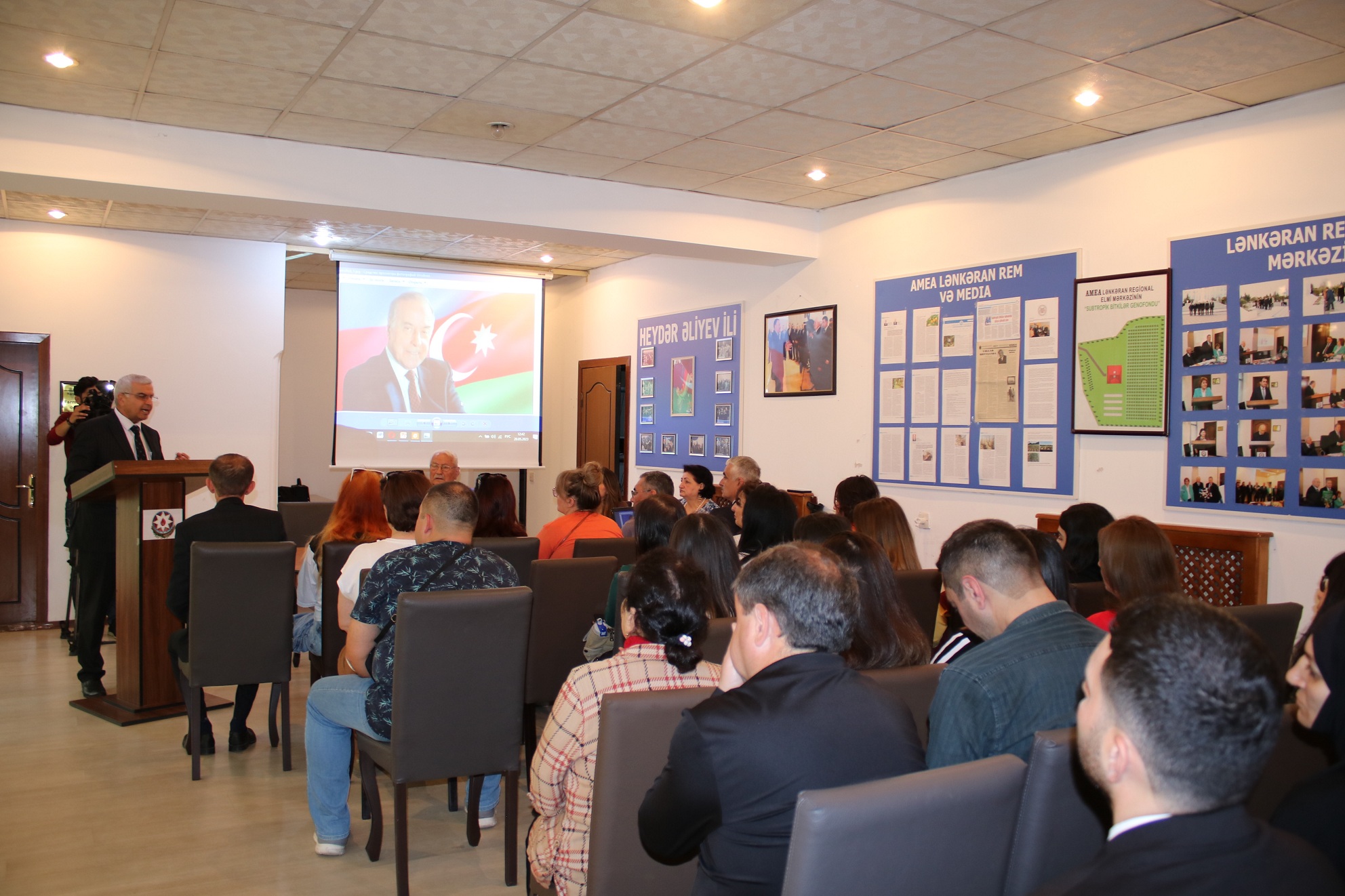 He held an event within the “Year of Heydar Aliyev” at the Lankaran Regional Scientific Center