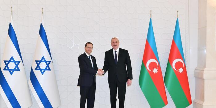 Azərbaycan və İsrail prezidentləri arasında görüş keçirilib