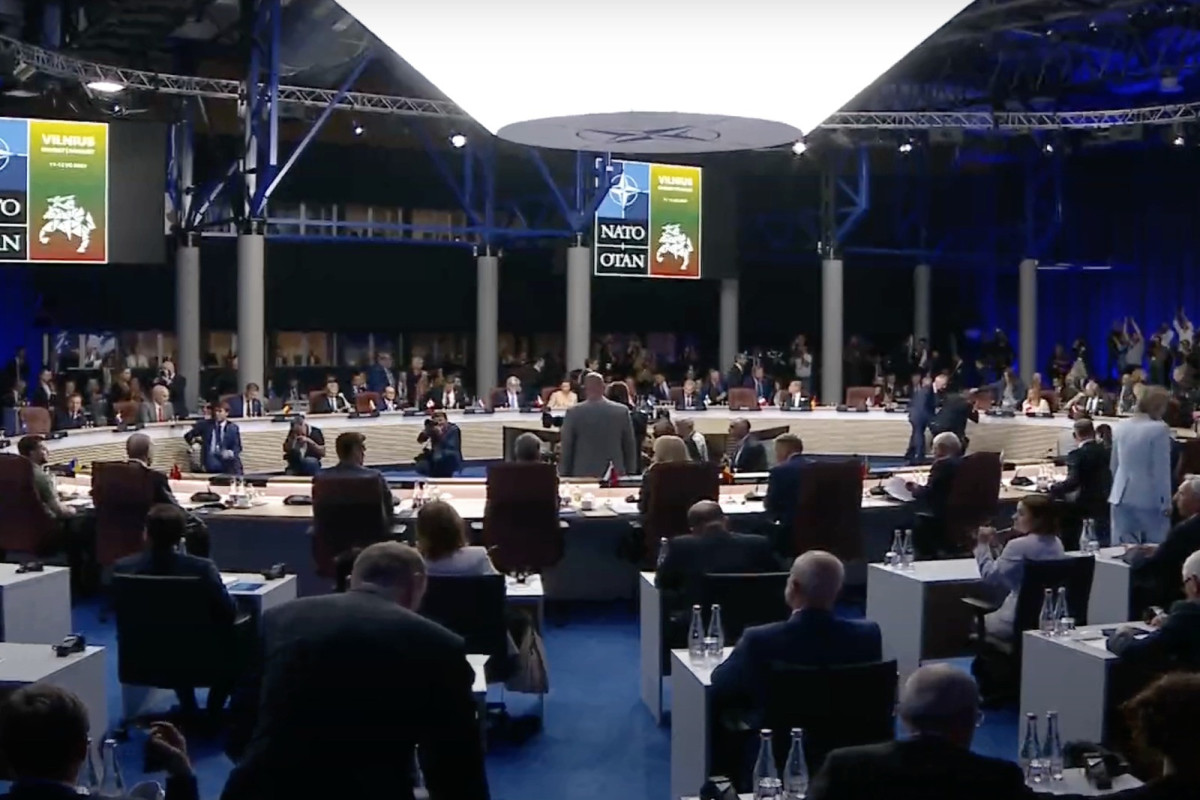 The first meeting of the NATO-Ukraine Council is held in Vilnius