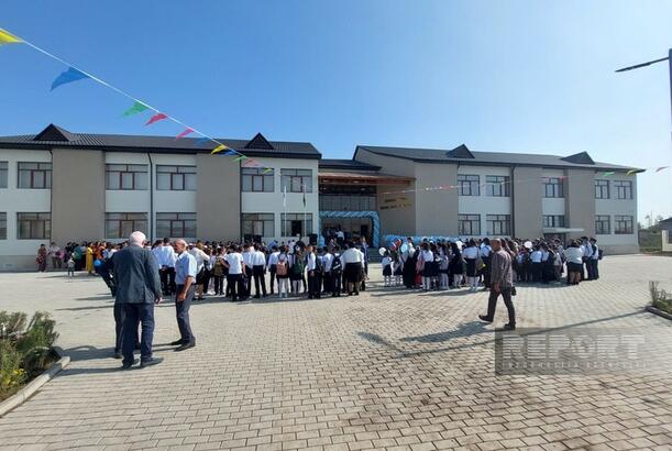 School built by Heydar Aliyev Foundation in Salyan’s Shorsulu village put into operation