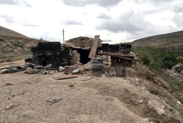 Tərtər yaxınlığında tərk edilmiş döyüş mövqeyi- VİDEO