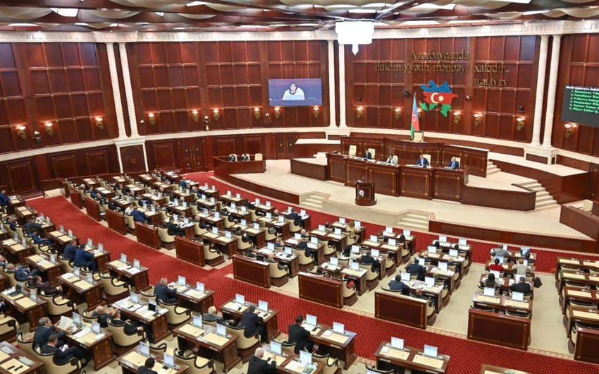 The first plenary meeting of the autumn session of the Milli Majlis will be held today