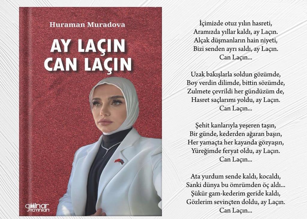 Xuraman Muradovanın "Ay Laçın, can Laçın" kitabı Türkiyədə işıq üzü gördü