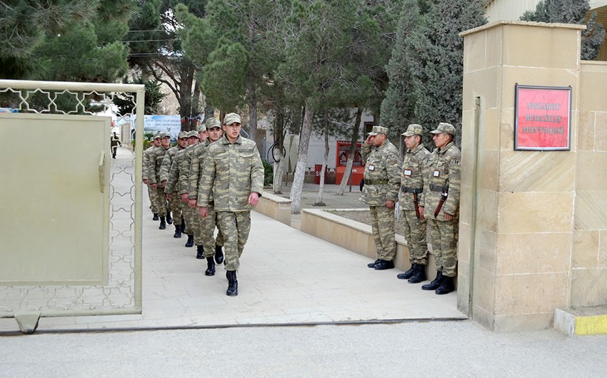 A group of servicemen of the Azerbaijan Army was released to the reserve