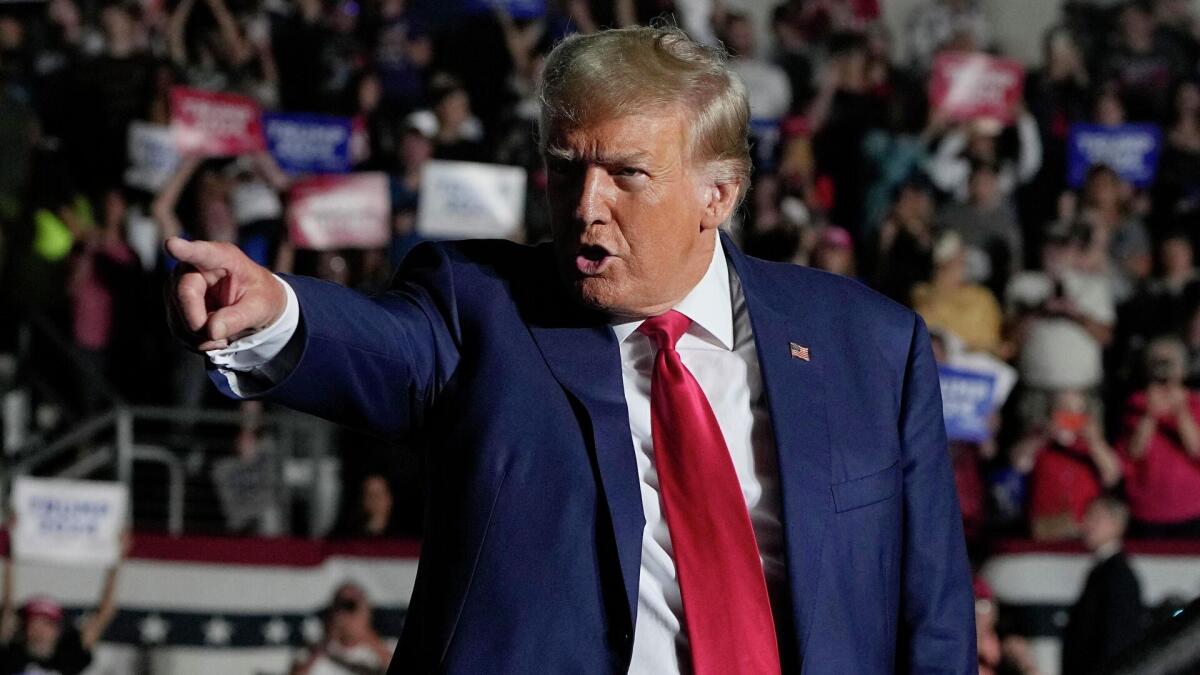 Trump gives threatening ultimatum on Biden