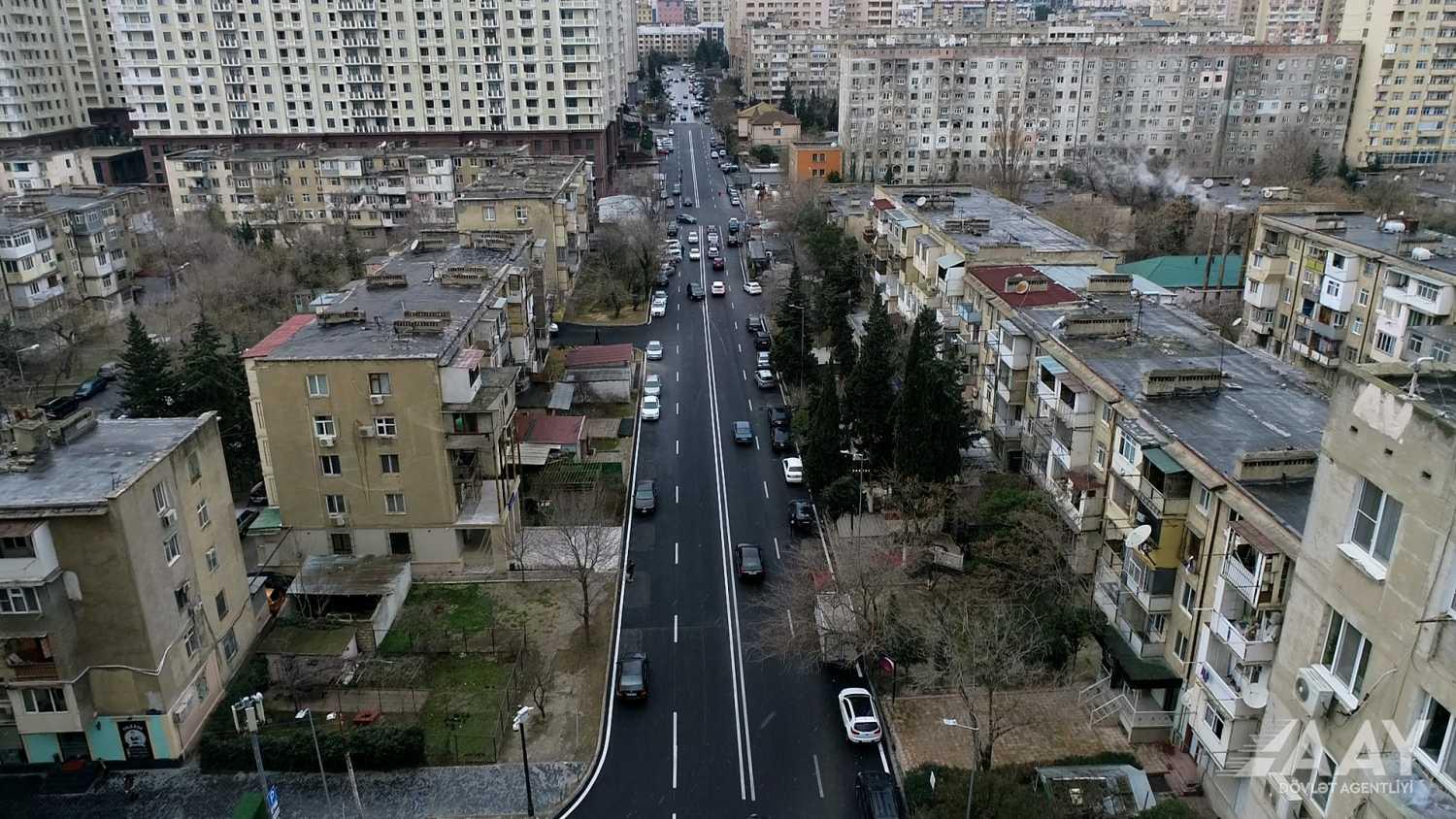 A part of Baku’s Hasan Majidov Street has been repaired