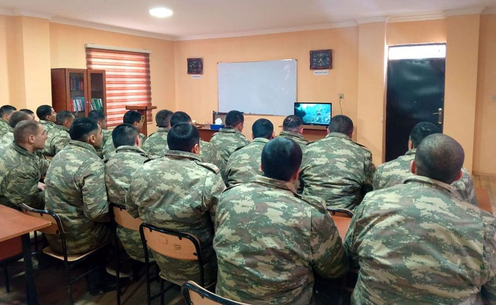 The moral and psychological training of military personnel is always at a high level