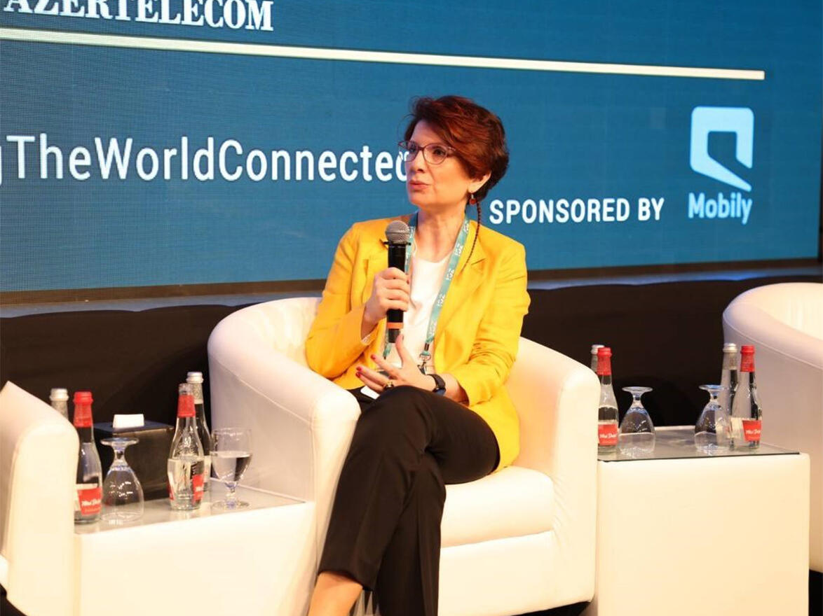 AzerTelecom's CEO speaks at the Capacity Middle East Event
