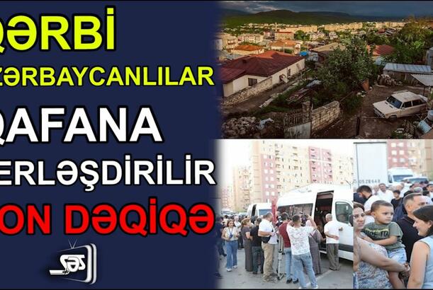 Qərbi azərbaycanlılar Qafana yerləşdirilir (SƏS TV - CANLI)