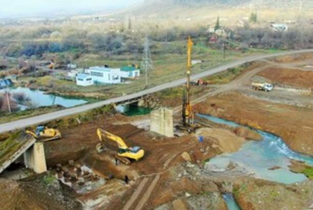 Ağdərə-Ağdam avtomobil yolunun inşasına başlanılıb - FOTOLAR 