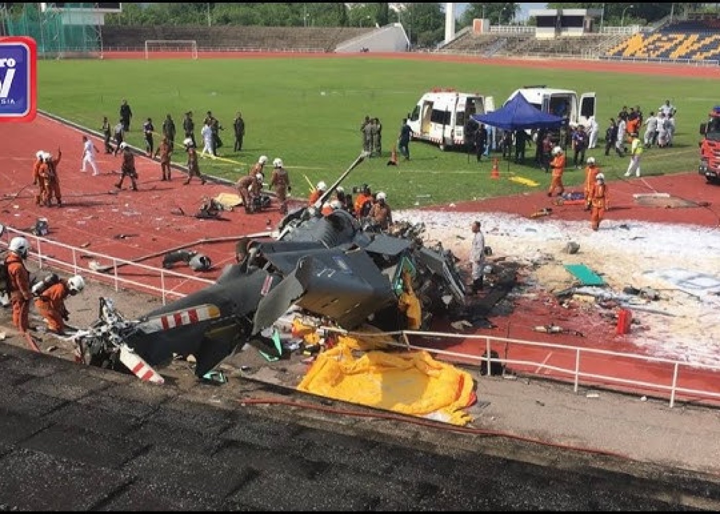 Malayziyada helikopterlər toqquşdu - 10 nəfər həyatını itirdi