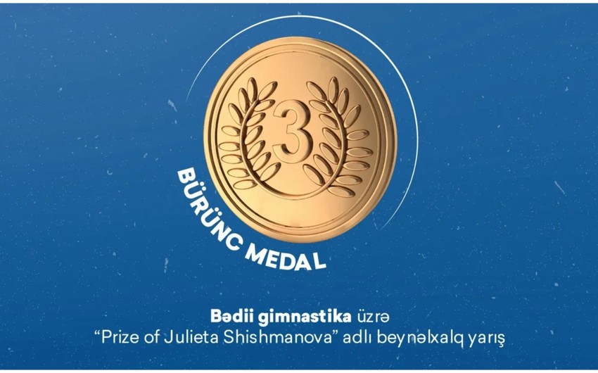 Bədii gimnastika üzrə Azərbaycan millisi beynəlxalq turnirində 5 bürünc medal qazanıb