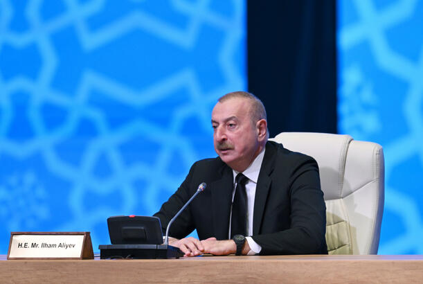 Prezident İlham Əliyev Forumun açılış mərasimində iştirak edir - CANLI - YENİLƏNİR-FOTOLAR