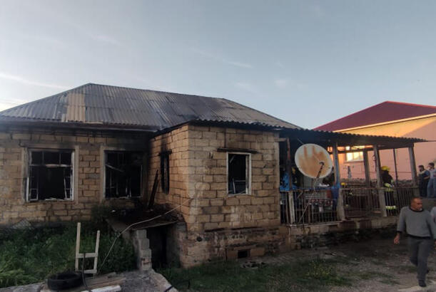 Babək rayonunda fərdi yaşayış evində yanğın baş verib