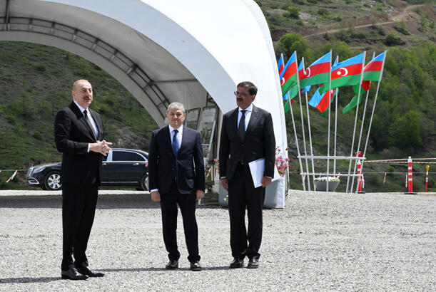 President Ilham Aliyev laid foundation stone for Turshsu settlement in Shusha district