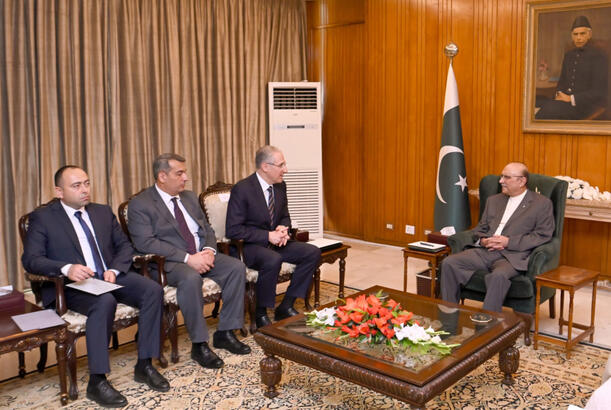 President of Pakistan receives COP29 President-Designate Mukhtar Babayev