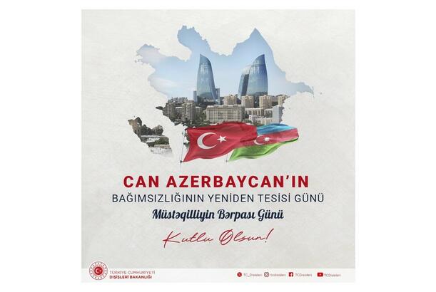 Türkiyə XİN Azərbaycanı təbrik edib