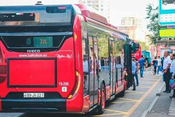 Bakıda 7 marşrutun hərəkət sxemi müvəqqəti dəyişdirilir