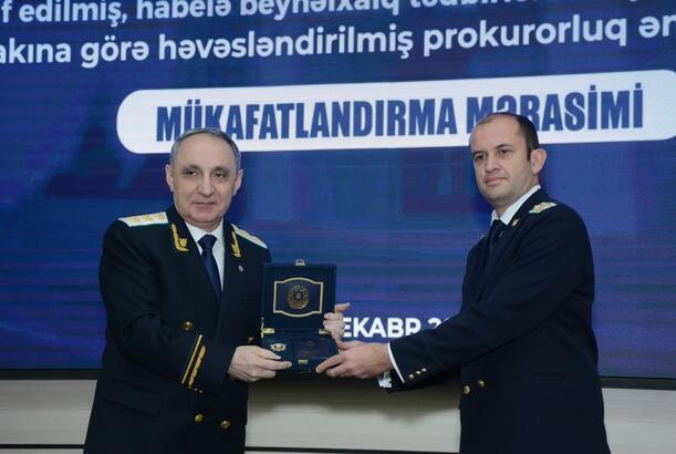 Prokurorluq əməkdaşlarının mükafatlandırma mərasimi - FOTOLAR