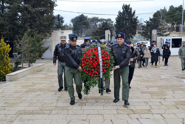 Şəhid hərbi pilot Famil Məmmədlinin xatirəsi yad edilib - FOTO 