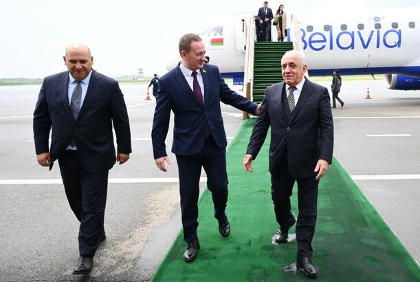 Belarusun Baş naziri Ağdama gəlib - YENİLƏNİB - FOTOLAR