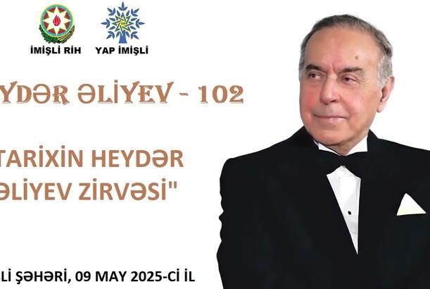 İmişlidə Ümummilli Lider Heydər Əliyevin anadan olmasının 102-ci ildönümü qeyd olunub - FOTOLAR