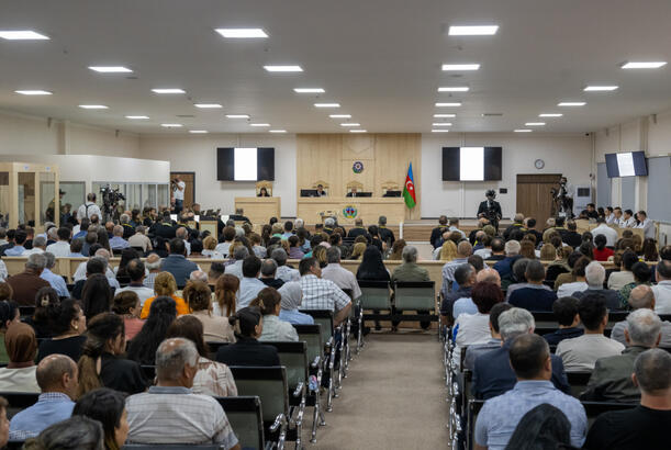 Cinayətkar ermənilərin məhkəməsi davam etdirilib...