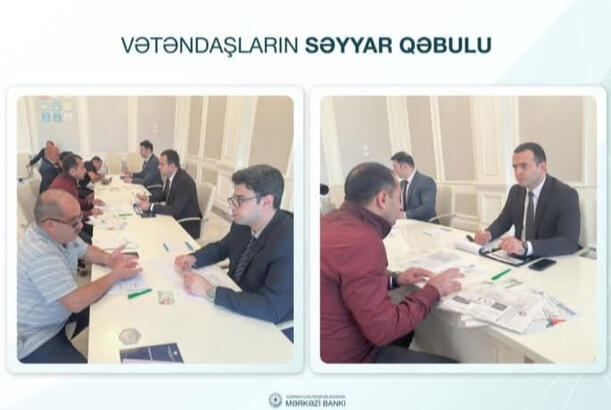 Mərkəzi Bank Gəncədə vətəndaşların səyyar görüşünü keçirib