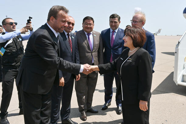 Milli Məclisin sədri Sahibə Qafarova Qazaxıstana səfər edib