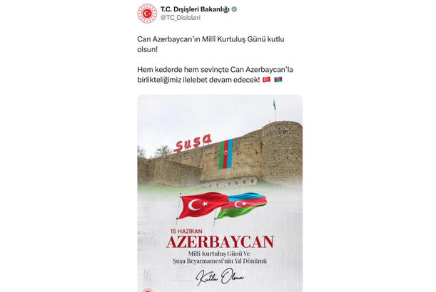 Azərbaycanla birliyimiz əbədi davam edəcək - Türkiyə XİN