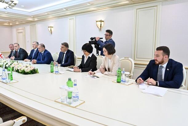Sahibə Qafarova Gürcüstan parlamentinin nümayəndə heyəti ilə görüşüb