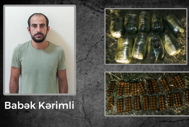 Cəlilabad keçmiş məhkumdan 13 kq narkotik götürülüb