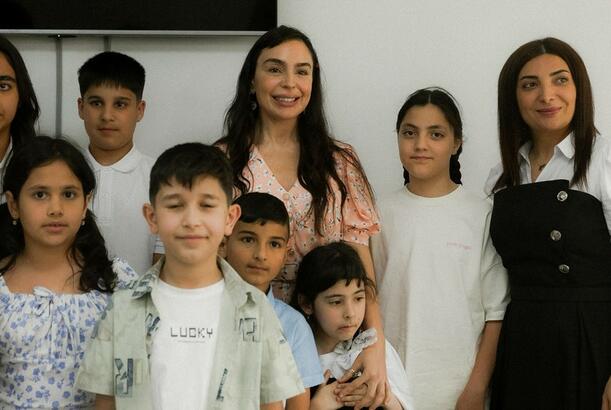 Leyla Aliyeva and Arzu Aliyeva visit Khizi district of Azerbaijan