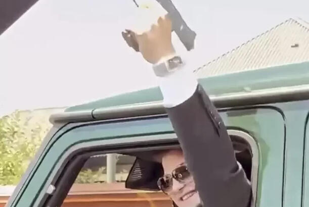 Adam Kadırov toyunu mafiya üslubunda qeyd edib..?