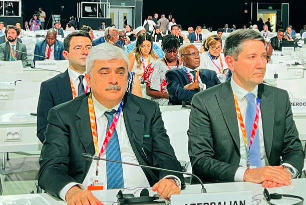 BMT-nin İnkişaf üçün Maliyyələşdirmə üzrə 4-cü Qlobal Konfransı İspaniyada öz işinə başlayıb - FOTO