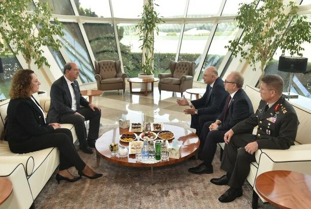 Şimali Kipr Prezidenti Azərbaycana səfərə gəlib - FOTO