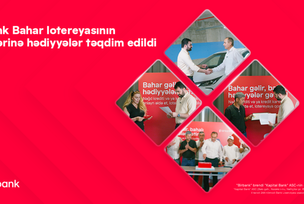 Birbank Bahar lotereyasının qaliblərinə hədiyyələr təqdim olundu