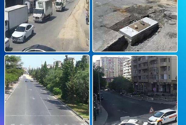 Bakıda təmirə görə bəzi yollarda avtomobillərin hərəkətinə məhdudiyyət qoyulub