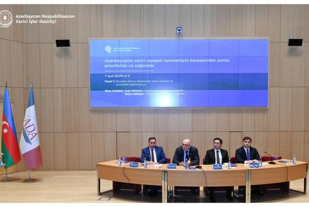 Diplomatik xidmət orqanları rəhbərləri postmünaqişə dövrünün reallıqlarını müzakirə edib - FOTOLAR