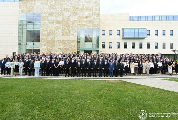 Diplomatik xidmət orqanları rəhbərlərinin IX müşavirəsinin açılışı olub - FOTOLAR