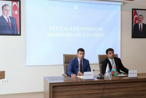 KOBİA-nın təşkilatçılığı ilə Neftçala sahibkarları ilə görüş keçirilib - FOTOLAR