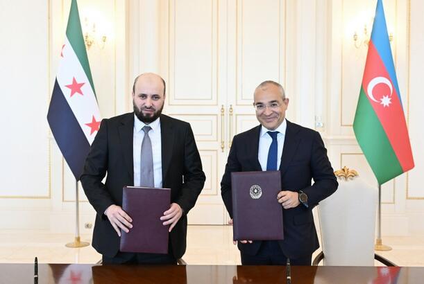 SOCAR ilə Suriya Ərəb Respublikası Hökuməti arasında Anlaşma Memorandumu imzalanıb - FOTO 