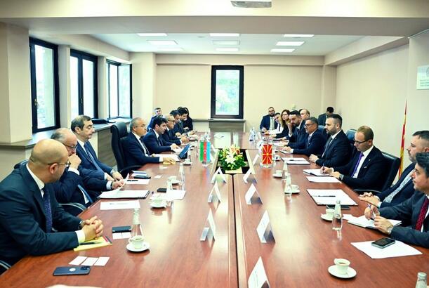 Azərbaycan Şimali Makedoniya ilə iqtisadi əməkdaşlığın prioritetlərini açıqlayıb - FOTOLAR