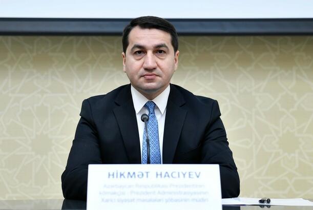 Biz Ermənistan cəmiyyətində yeni reallıqları sarsıtmaq tendensiyalarını görürük - Hikmət Hacıyev