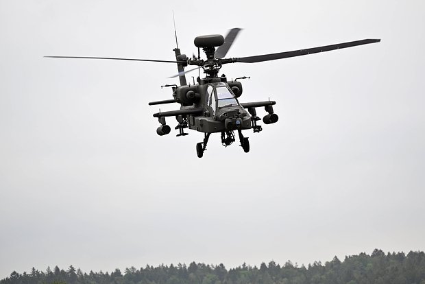 Hərbi helikopter qəzaya uğradı -